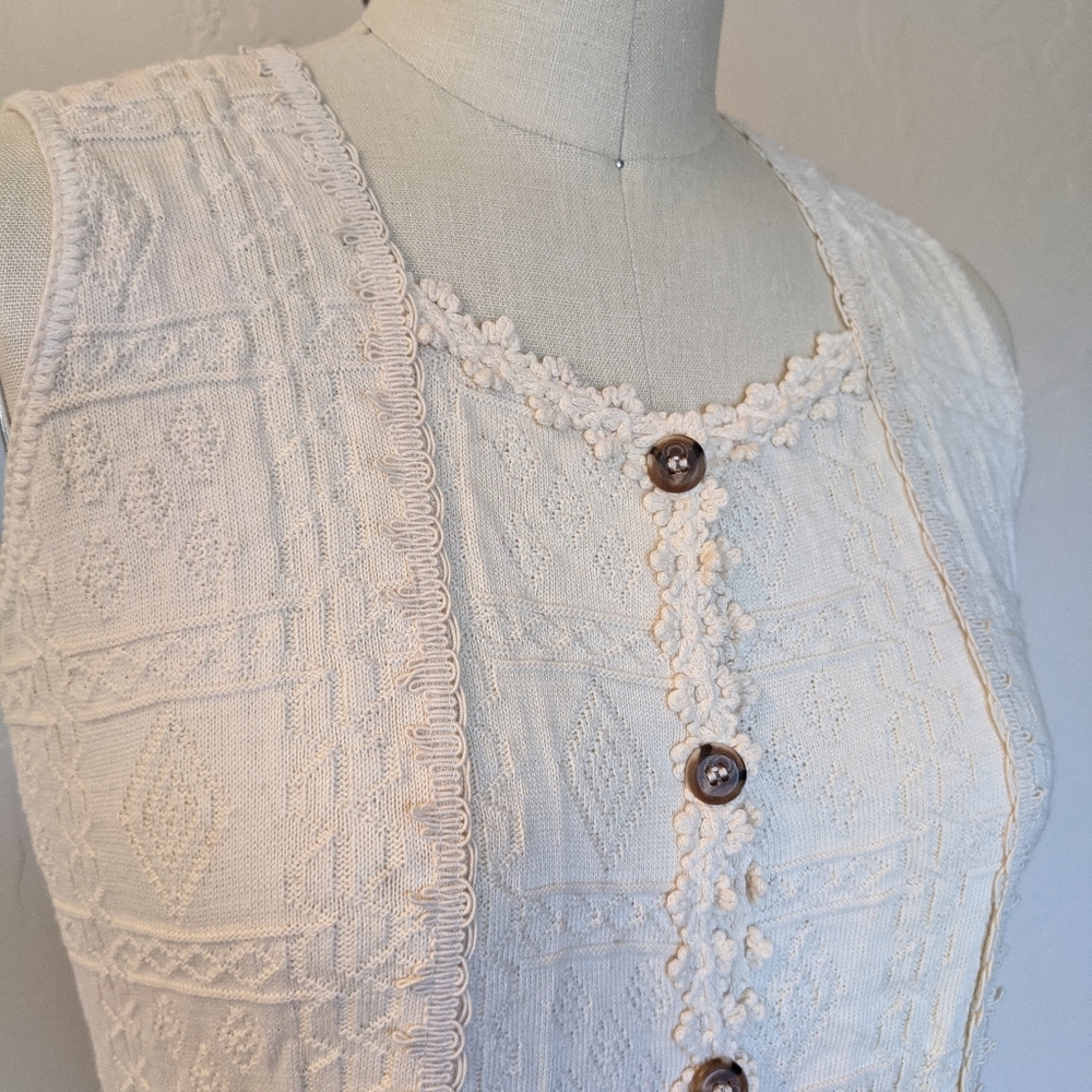 Vintage boho button up dress - Picture 3 of 8